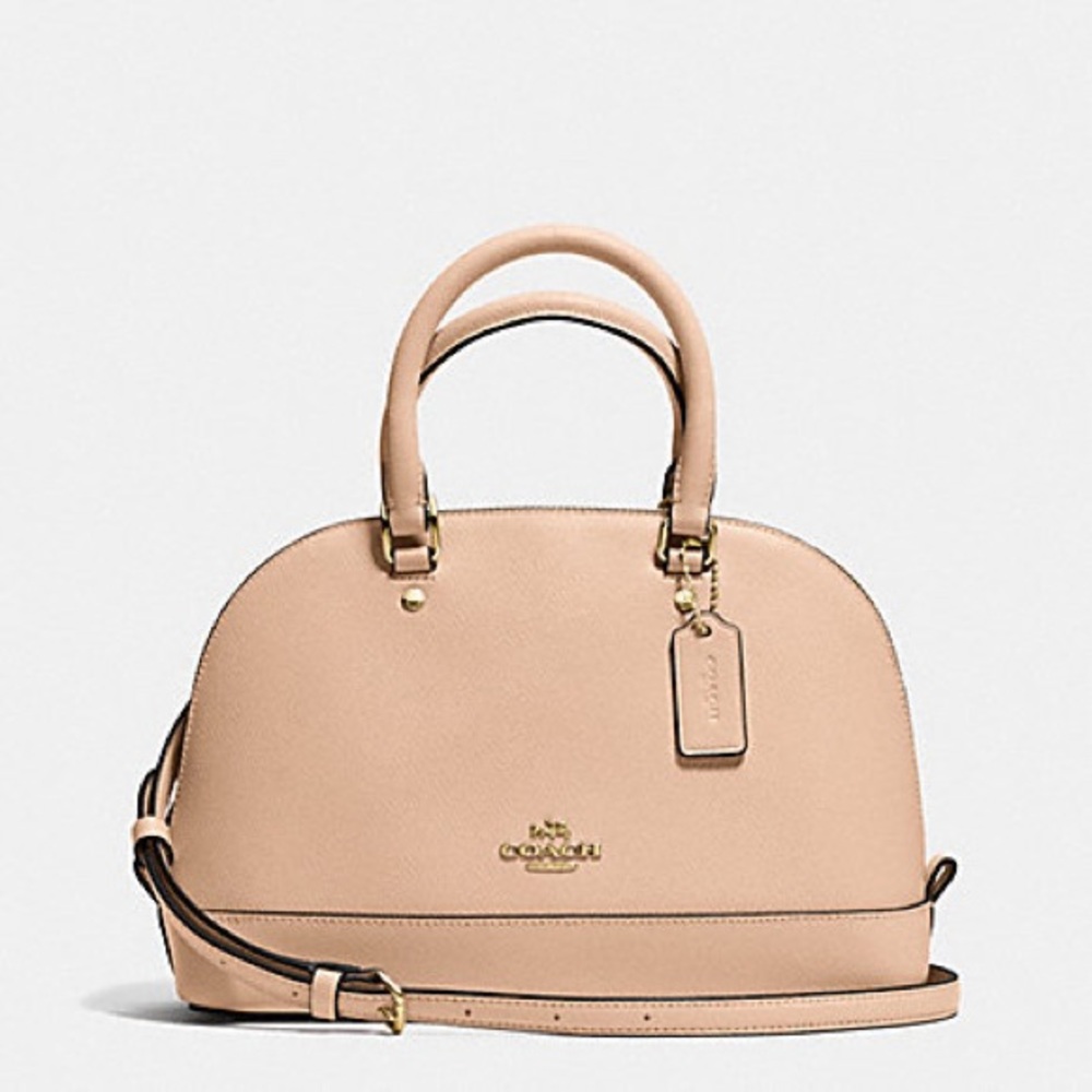 Coach Crossbody Leather Mini Sierra Nude